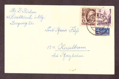 Französiche zone 1949 - französiche,