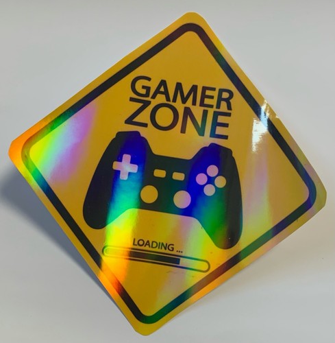 Gamer zone sticker waterproof - gamer,
