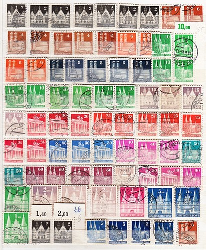 128x aus 100 mit - mi.nr.,