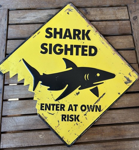 Shark sighted zone - sighted,